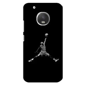 Силиконовый Чехол Nike Air Jordan на Мото Джи 5 (Джордан)