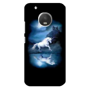 Чехол Unicorn на Motorola MOTO G5 (Единорог)