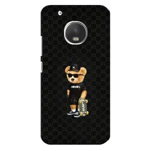Чехлы Мишка Тедди для Мото Джи 5 (GUCCI Teddy)