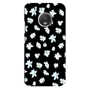 Чехол с ромашками на Motorola MOTO G5 (Маленькие ромашки)