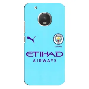 Силиконовые Чехлы принт Футбол на Motorola MOTO G5 (Man City)