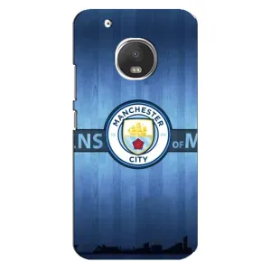 Силиконовые Чехлы принт Футбол на Motorola MOTO G5 (ManCity)