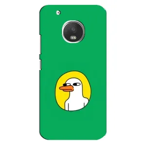 Бампер с принтом Мемы для Motorola MOTO G5 (Мем Утка)