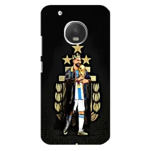 Чехлы Лео Месси Аргентина для Motorola MOTO G5 (Месси король)