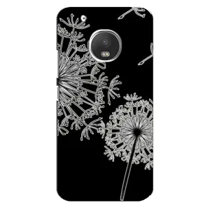 Силиконовый Чехол с одуванчиками на Motorola MOTO G5 (Одуванчики)