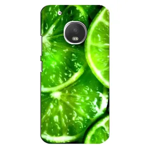 Чехол с изображением  вкусной еды для Motorola MOTO G5 (Яркий ЛАЙМ)