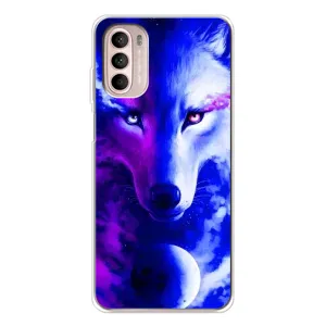 Чехол с Волком на Motorola MOTO G52 (Арт-Волк)
