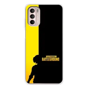 Чехол (TPU) с картинкой "Лого Пабг" на Мото Г52 (Battlegrounds)