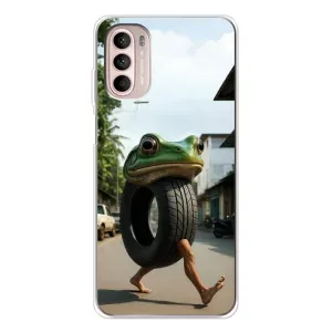 Чехол с мемами тралалело тралала для Motorola MOTO G52 (Бонека амбалабу)
