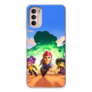 Силиконовый Чехол на Motorola MOTO G52 с картинкой Brawl Stars (Бравел Старс)