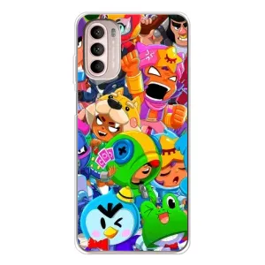 Силиконовый Чехол на Motorola MOTO G52 с картинкой Brawl Stars (Brawl-Stars)
