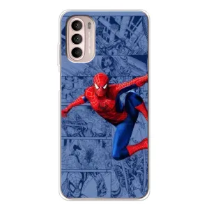 Силиконовый Чехол для Motorola MOTO G52 (Человек Паук)