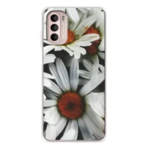 Чехол с ромашками на Motorola MOTO G52 (Цветы Ромашки)
