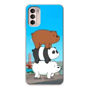 Чехлы с Пандами на Motorola MOTO G52 (Друзья)