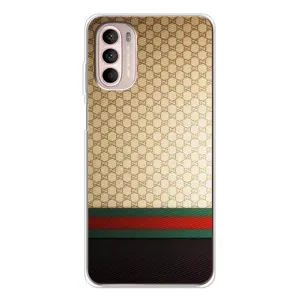 Чехлы Бренд GUCCI для Motorola MOTO G52 (Фон Гуччи)