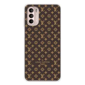Чехол Стиль Louis Vuitton на Motorola MOTO G52 (Фон Луи Виттон)