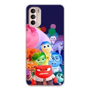 Чехол Головоломка для Motorola MOTO G52 - (AlphaPrint) (Герои головоломки)