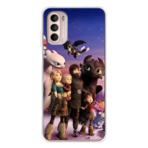 Чехол дракон Беззубик для Motorola MOTO G52 (Герои дракона)
