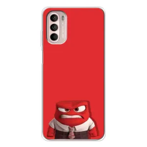 Чехол Головоломка для Motorola MOTO G52 - (AlphaPrint) (Гнев)