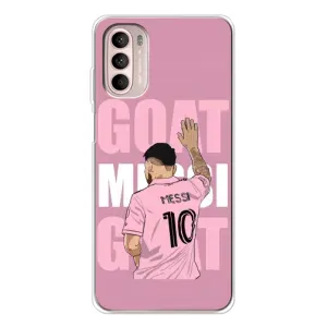 Чехлы Лео Месси в Майами на Motorola MOTO G52 (GOAT MESSI)
