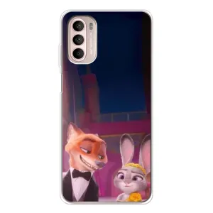 Силіконовий чохол з принтом Зоотрополіс для Motorola MOTO G52 (Головні герої)