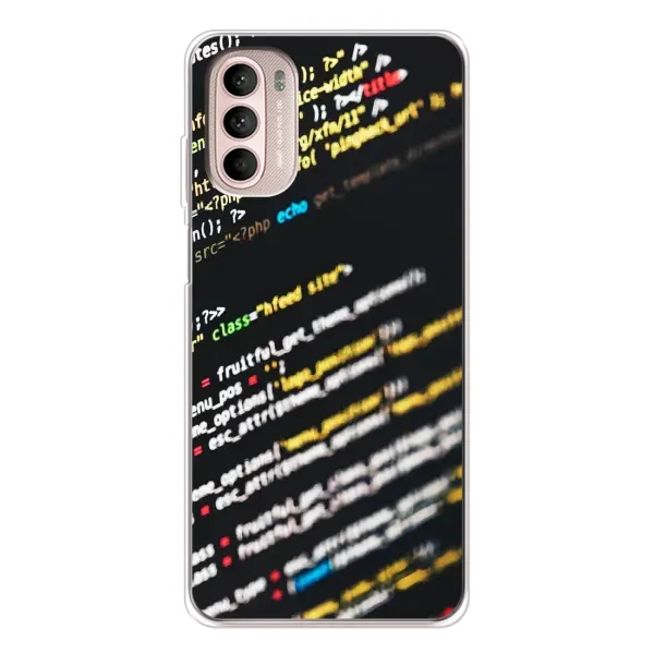 Чехол с рисунком «Код» для Motorola MOTO G52 Чехол с рисунком «Код» для Motorola MOTO G52