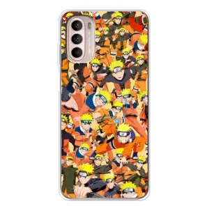 Чехлы с принтом Наруто на Motorola MOTO G52 (Коллаж Наруто)