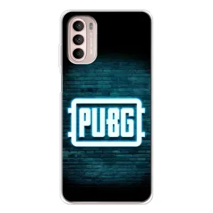 Чехол (TPU) с картинкой "Лого Пабг" на Мото Г52 (Лого PUBG)