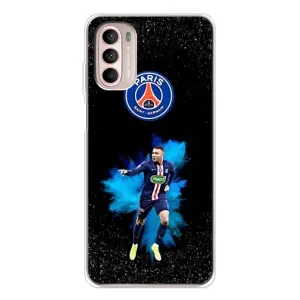 Чехол (TPU) с Футболистом на Motorola MOTO G52 (Мбаппе ПСЖ)