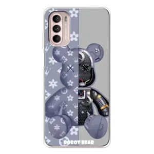 Силиконовый чехол для Motorola MOTO G52 (Медведь Louis Vuitton)