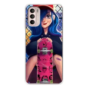 Чехол с картинкой Модные Девчонки Motorola MOTO G52 (Модная девушка)