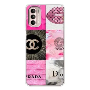 Чехол (Dior, Prada, YSL, Chanel) для Motorola MOTO G52 (Модница)