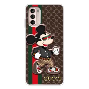 Чехлы Бренд GUCCI для Motorola MOTO G52 (Маус Гуччи)