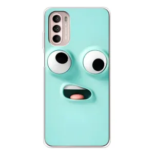 Силиконовые Чехлы (смешные стикеры) для Motorola MOTO G52 (Забавное мятное лицо)