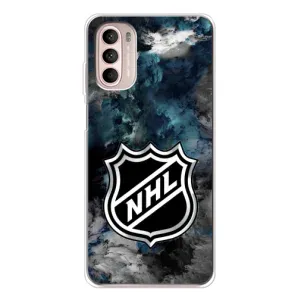 Чохли з прінтом Спортивна тематика для Motorola MOTO G52 (NHL хокей)