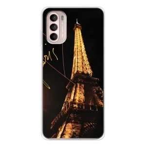 Чехол с Эйфелевой башней на Motorola MOTO G52 (Paris)