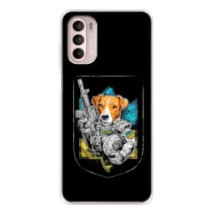 Чехол с принтом для Motorola MOTO G52 (Патрон Воин)