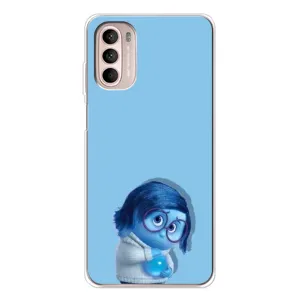 Чехол Головоломка для Motorola MOTO G52 - (AlphaPrint) (Печаль)