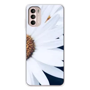 Чехол с ромашками на Motorola MOTO G52 (Пол ромашки)