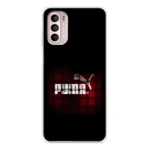 Чехол с Брендами одежды на Мото Г52 (PUMA стиль)