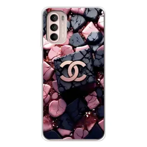Чехол (Dior, Prada, YSL, Chanel) для Motorola MOTO G52 (Шанель)