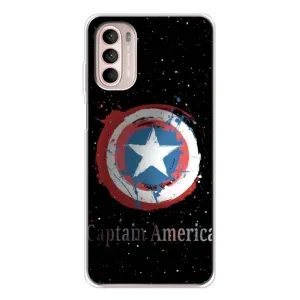 Чехол с Щитом Капитана Америки на Motorola MOTO G52 (Щит Капитана)