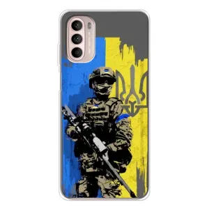Чехлы с принтом (Воины ЗСУ) для  Motorola MOTO G52 (Солдат ЗСУ)
