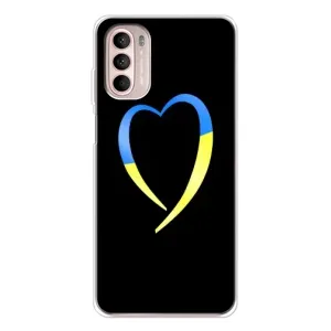 Силиконовый Чехол на Motorola MOTO G52 (Я-Украина) (Украинское сердце)