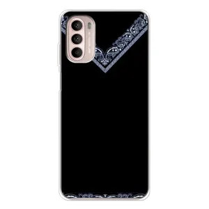 Силиконовый Чехол на Motorola MOTO G52 (Воротник вышиванки)