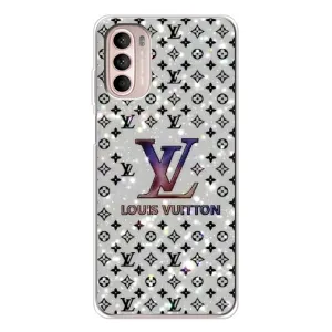 Чехол Стиль Louis Vuitton на Motorola MOTO G52 (Яркий LV)