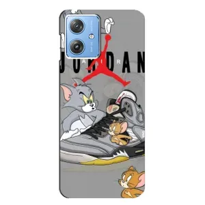 Силиконовый Чехол Nike Air Jordan на Моторола Мото Джи 54 (Air Jordan)