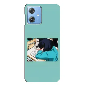 Чехол с персонажами АНИМЕ на Motorola MOTO G54 / G54 Power (Аканэ Тэндо)