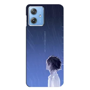 Чехол с персонажами АНИМЕ на Motorola MOTO G54 / G54 Power (Anime L)