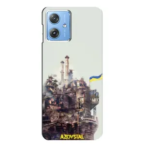 Чехлы на военную тематику для Motorola MOTO G54 / G54 Power (Азовсталь)